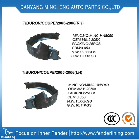Rubber Fender for Daewoo Matiz-II 01/Chevrolet Spark