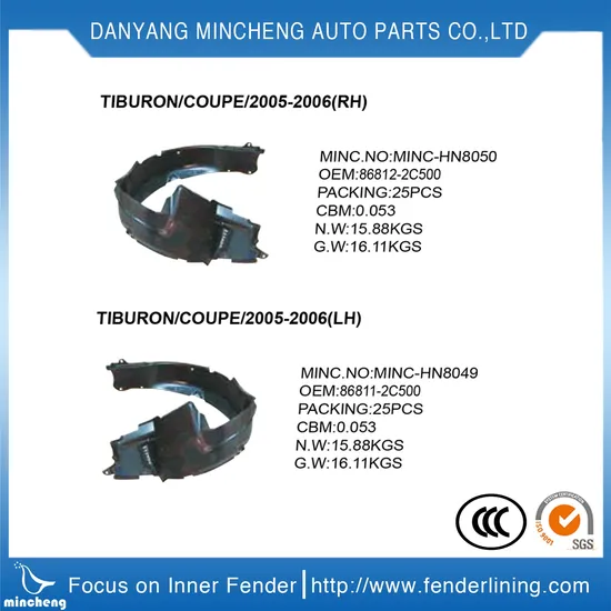 Rubber Fender for Daewoo Matiz-II 01/Chevrolet Spark