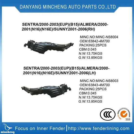 Front Liner of Fender for BMW 5 Series E60 2003year