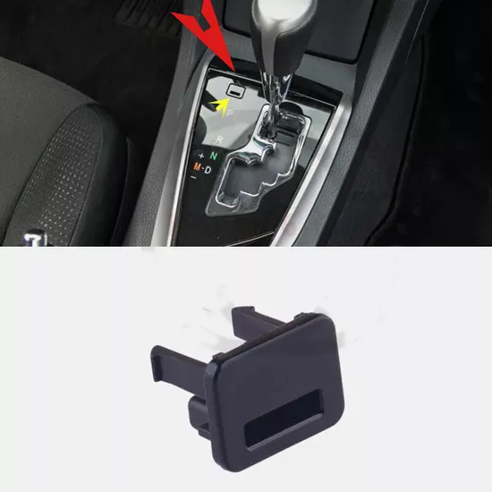 Gear Shift Lock Cover High Strength ABS Plastic Shifter Lock Release Button Cap