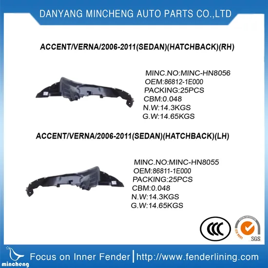 Front Wheel Housing Liner / Inner Fender for Audi A4 2012 B9 8K0 821 171