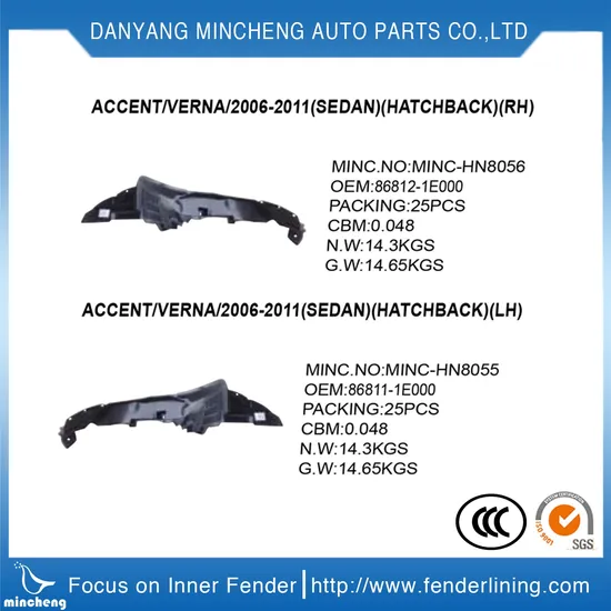 Front Wheel Housing Liner / Inner Fender for Audi A4 2012 B9 8K0 821 171