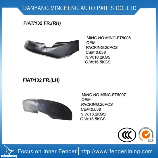 Car Accessories of Inner Fender 51717260726 for BMW 3 Series F30/F35 Fender Liners